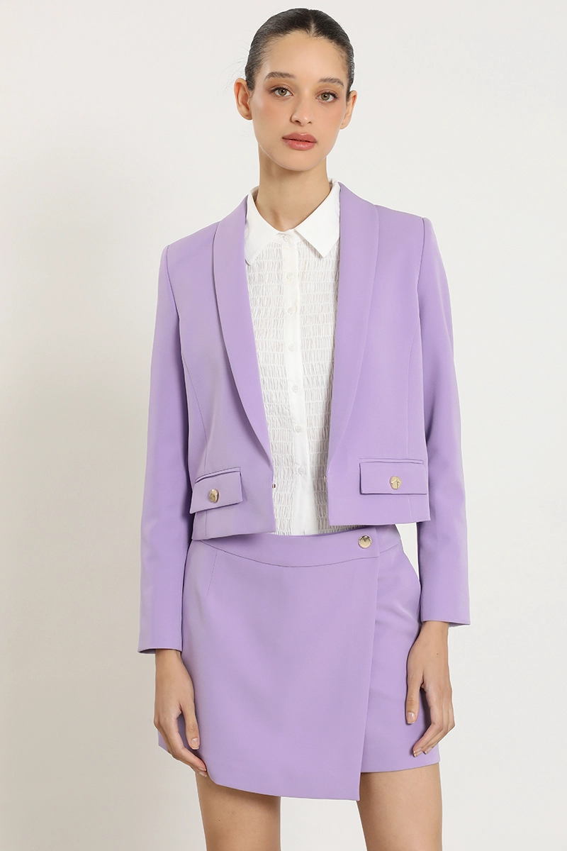 BLAZER CROPPED, LILA LIOLA - 1