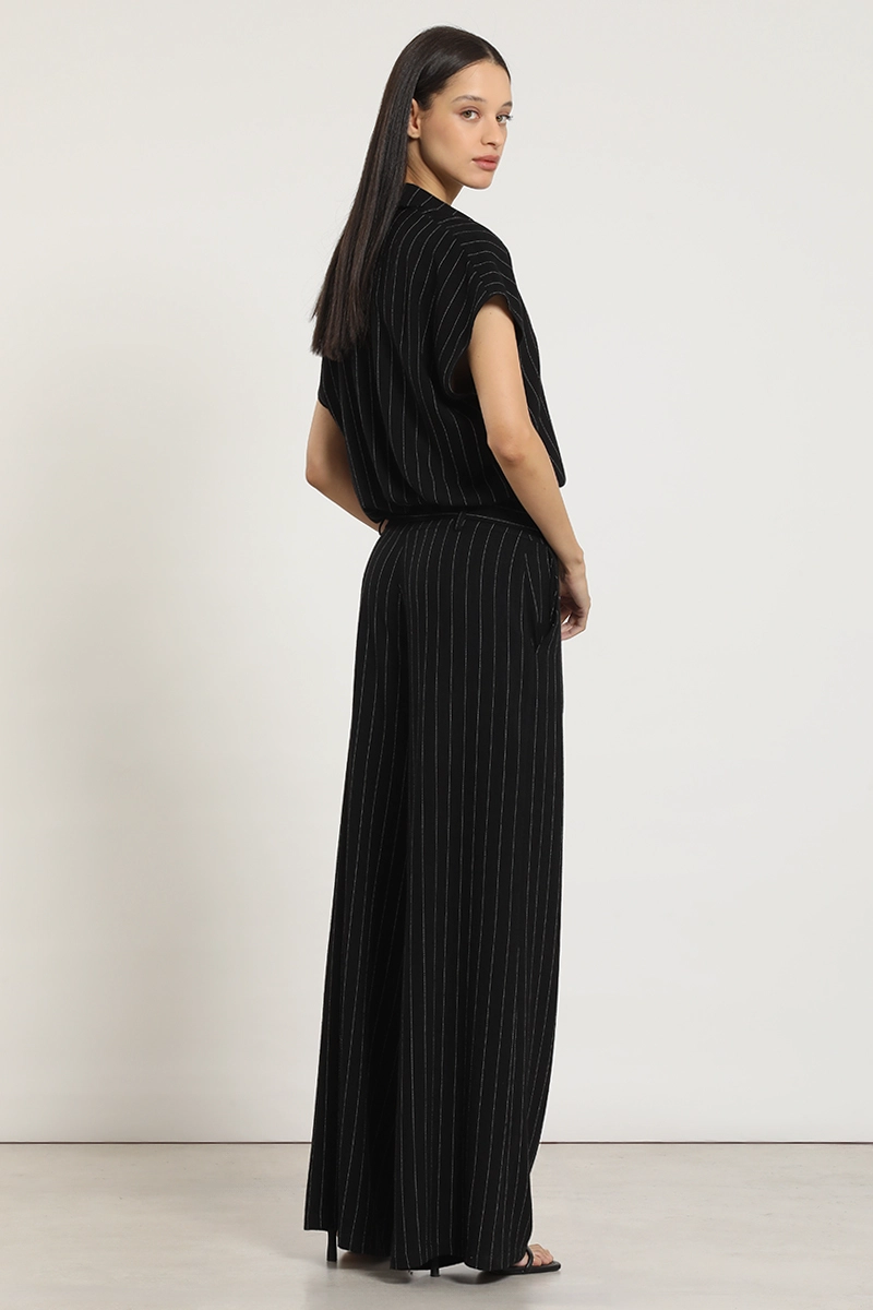 PANTALON RECTO, TIRO ALTO, NEGRO LIOLA - 4