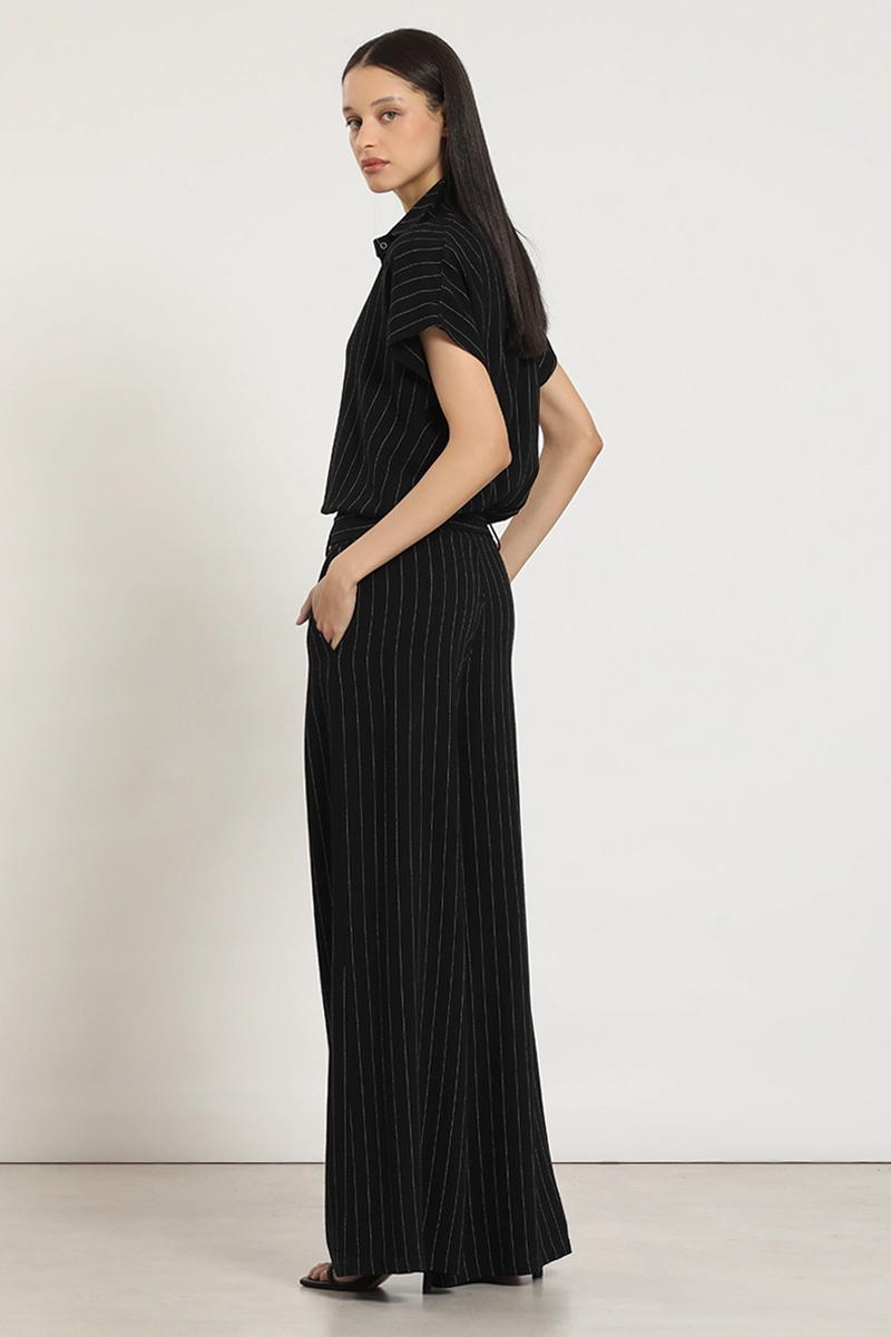 PANTALON RECTO, TIRO ALTO, NEGRO LIOLA - 5