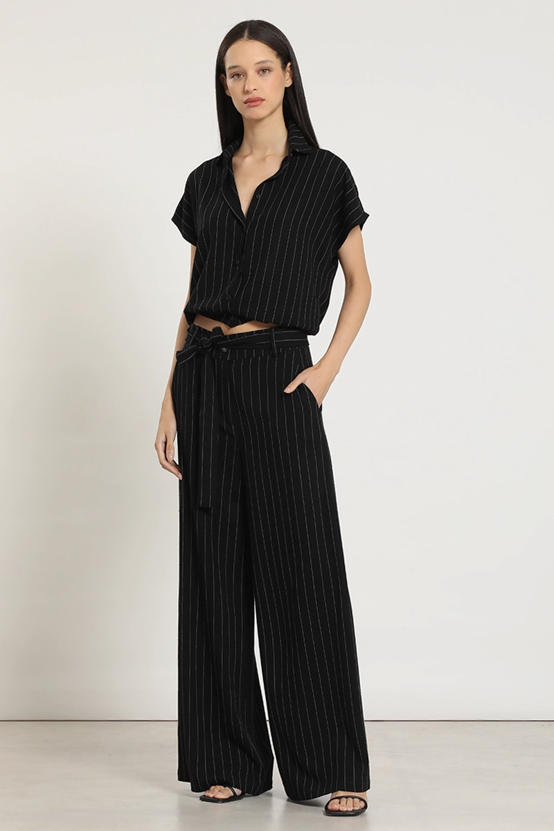 PANTALON RECTO, TIRO ALTO, NEGRO LIOLA - 6