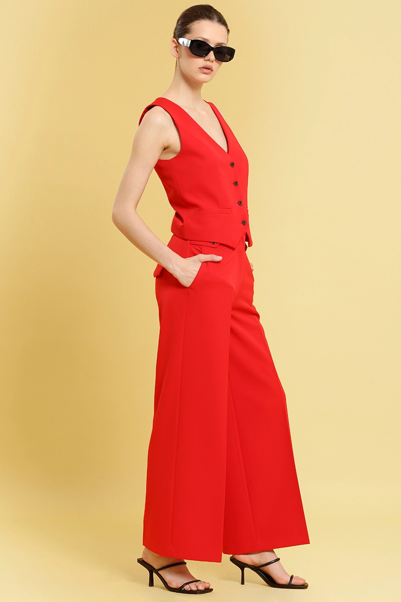 PANTALON CROPPED WIDE, ROJO LIOLA - 3