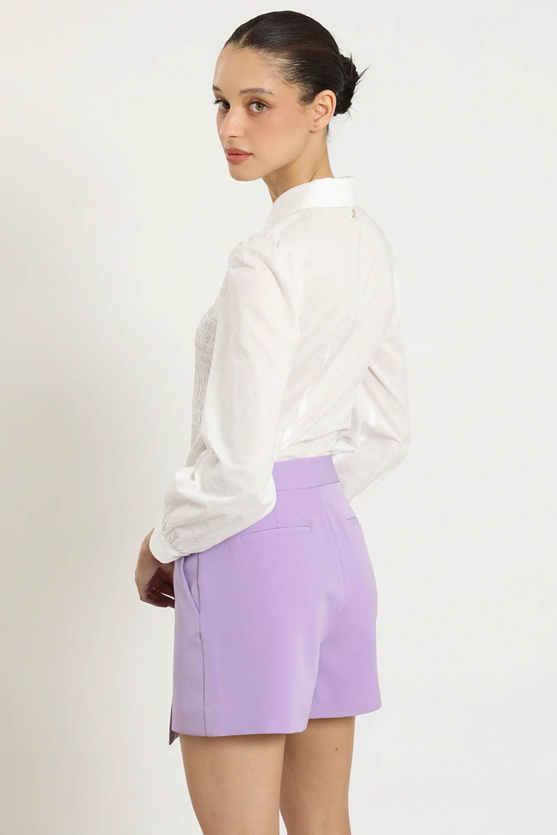 FALDA SHORT ASIMETRICA, LILA LIOLA - 4