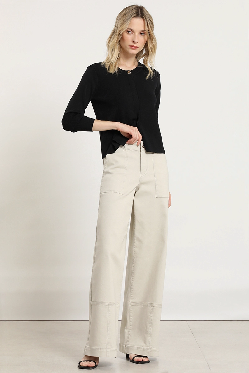 JEANS COLOR PALAZZO, CARGO, MASILLA LIOLA - 1