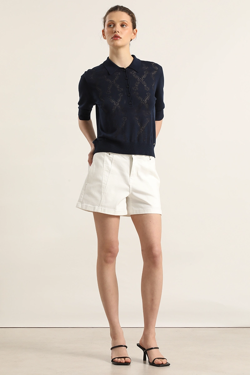 SHORT JEANS COLOR, CRUDO LIOLA - 1