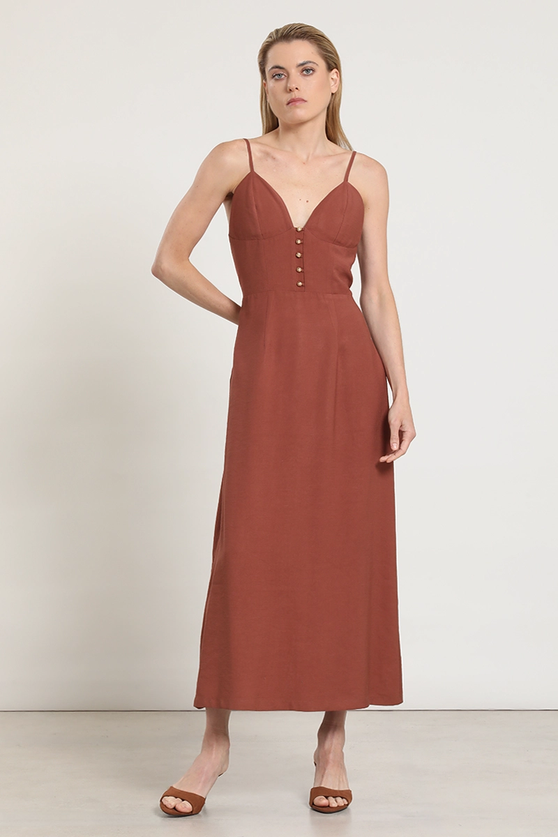 VESTIDO MIDI, PABILOS, OXIDO LIOLA - 1