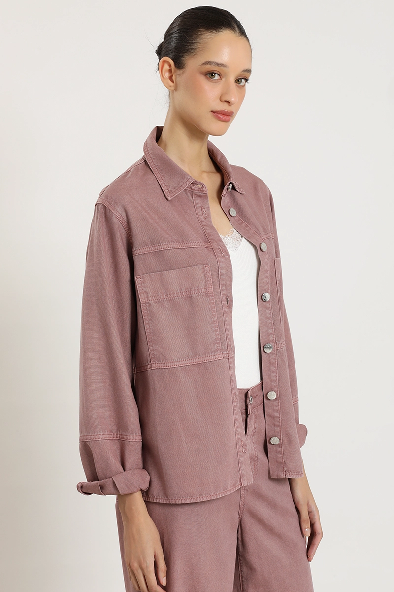 CHAQUETA LYOCELL LINO, RUBOR LIOLA - 3