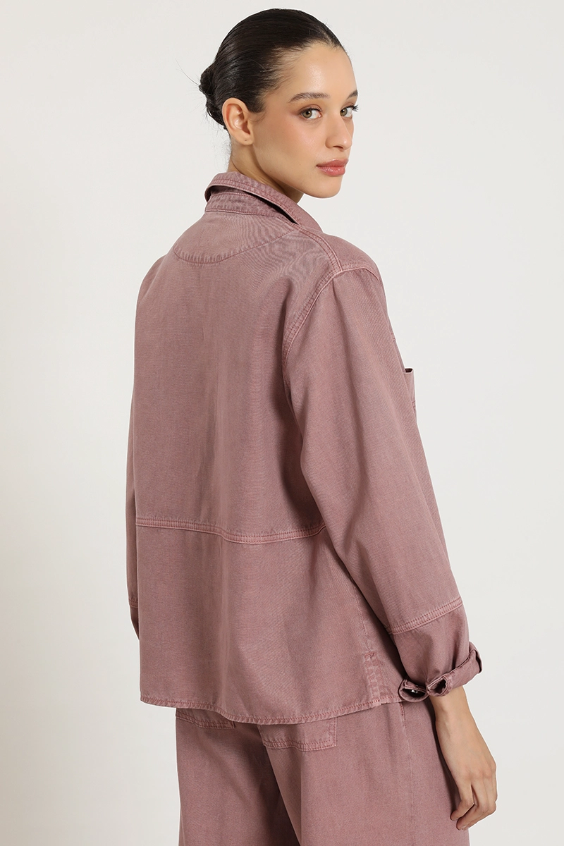 CHAQUETA LYOCELL LINO, RUBOR LIOLA - 6