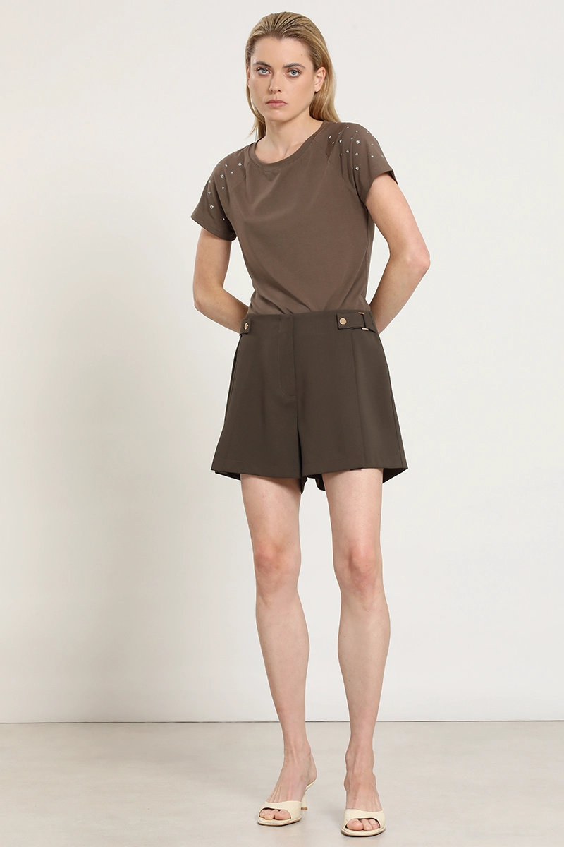 SHORT CON PLIEGUES, TOPO LIOLA - 2