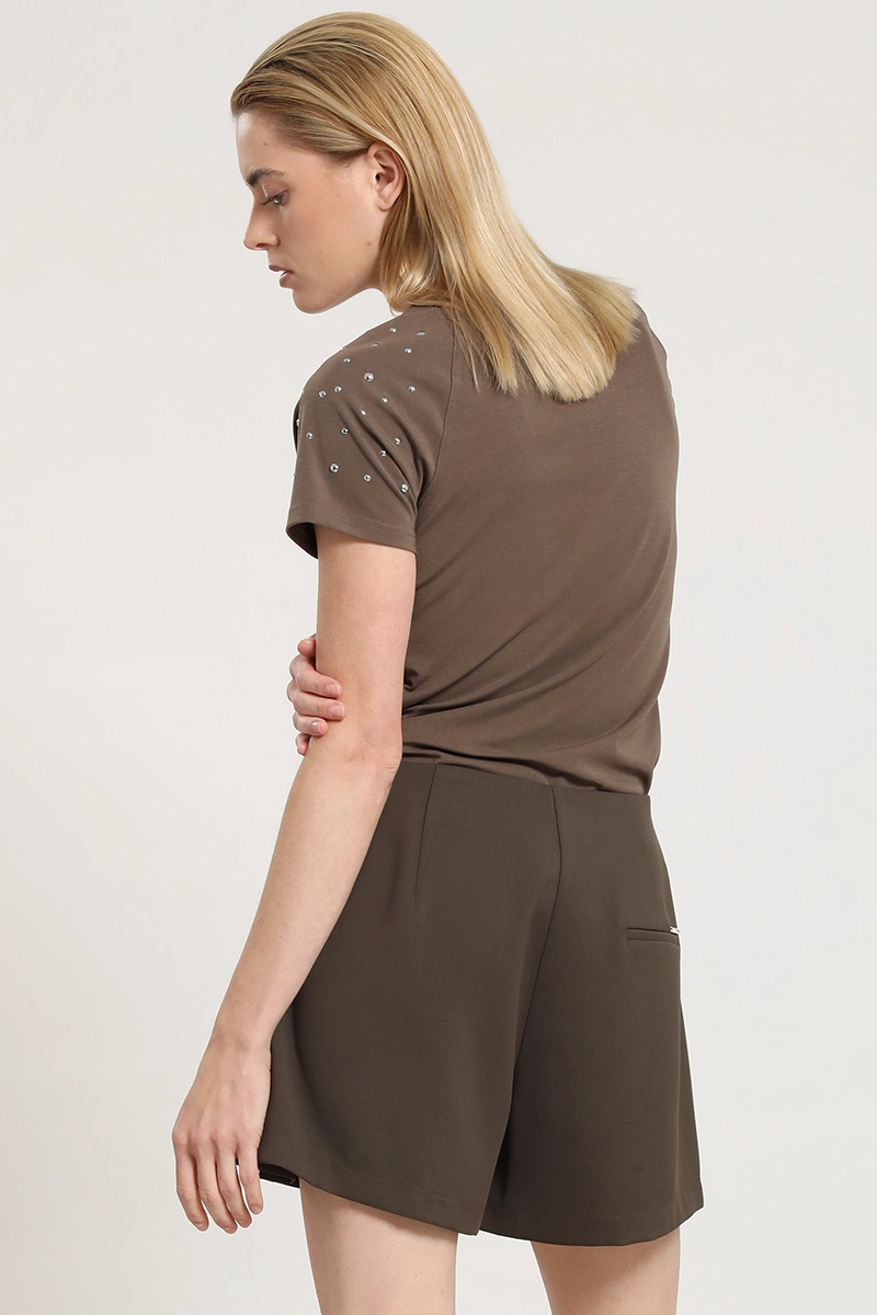 SHORT CON PLIEGUES, TOPO LIOLA - 5