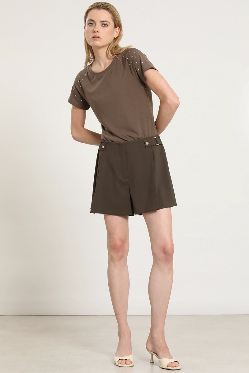 SHORT CON PLIEGUES, TOPO LIOLA - 7