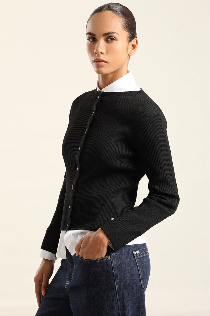 JERSEY PUNTO BASICO, NEGRO LIOLA - 1