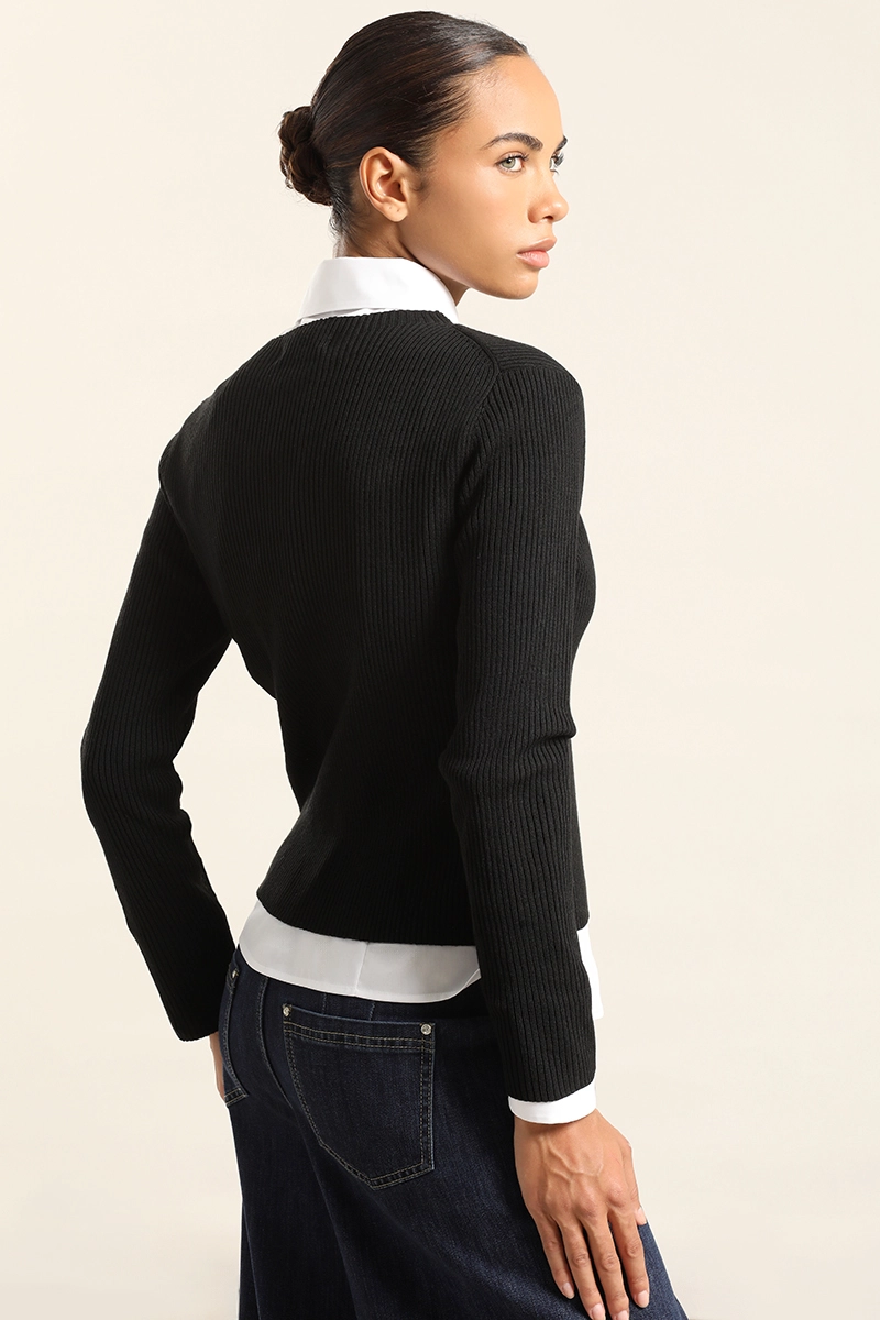 JERSEY PUNTO BASICO, NEGRO LIOLA - 3