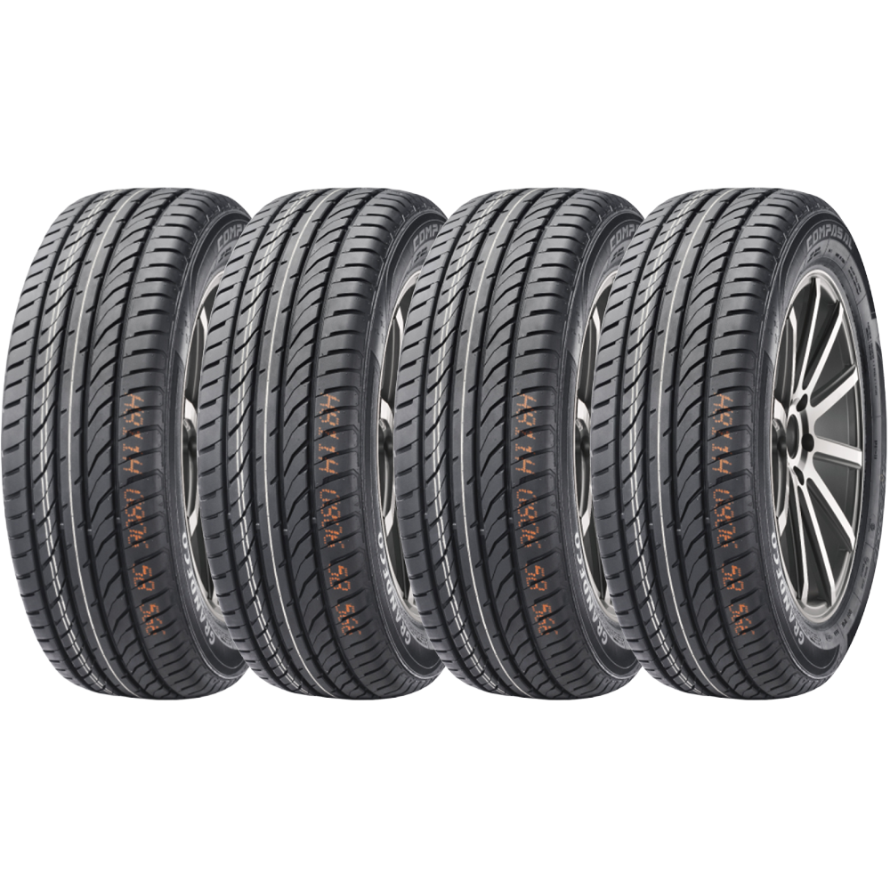 SET 4 NEUMATICOS COMPASAL 155/70R12 DI GRANDECO - 1