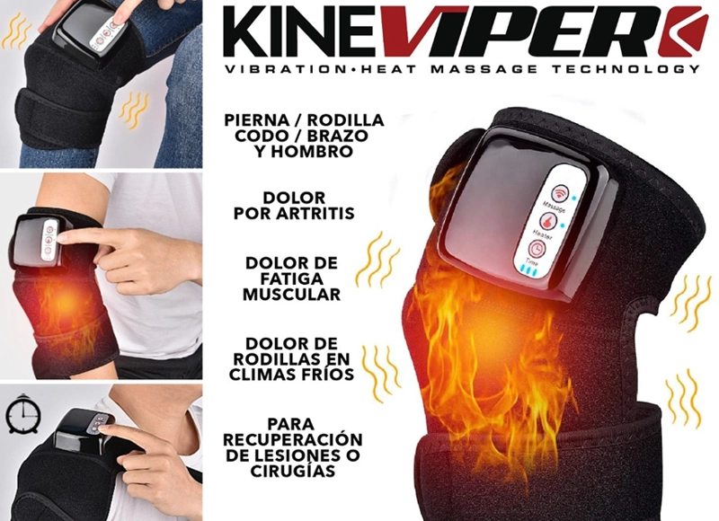 RODILLERA HOMBRERA CALOR FRIO VIBRACION KINEVIPER - 3