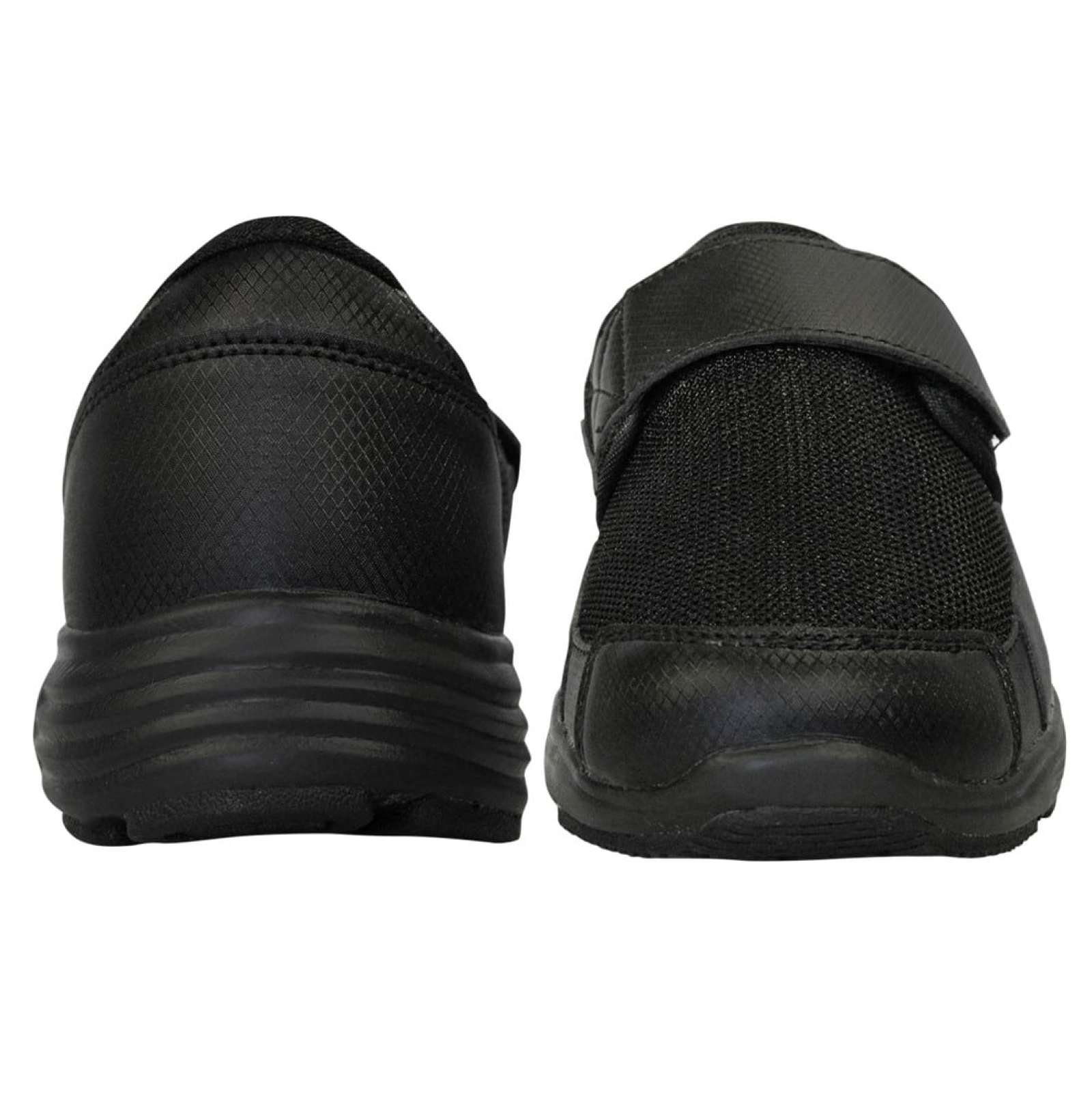 ZAPATILLA CON VELCRO NEGRAS - 2