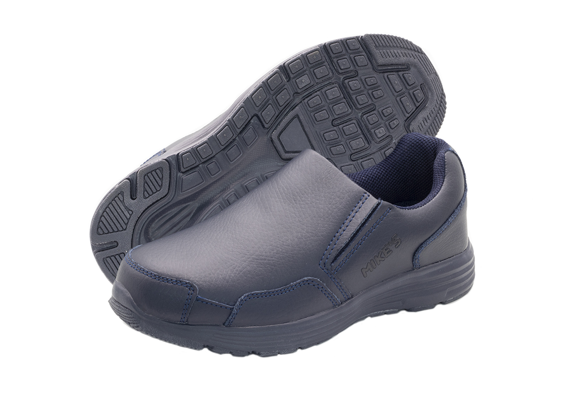 ZAPATO/ZAPATILLA SLIP ON CUERO AZUL - 1