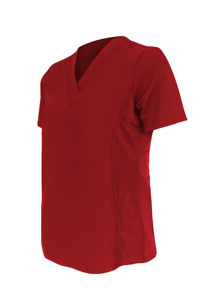 POLERA MUJER MIKE'S UNIDAD ROJO ANTIFLUIDO UNIFORMES CLÍNICOS - 5