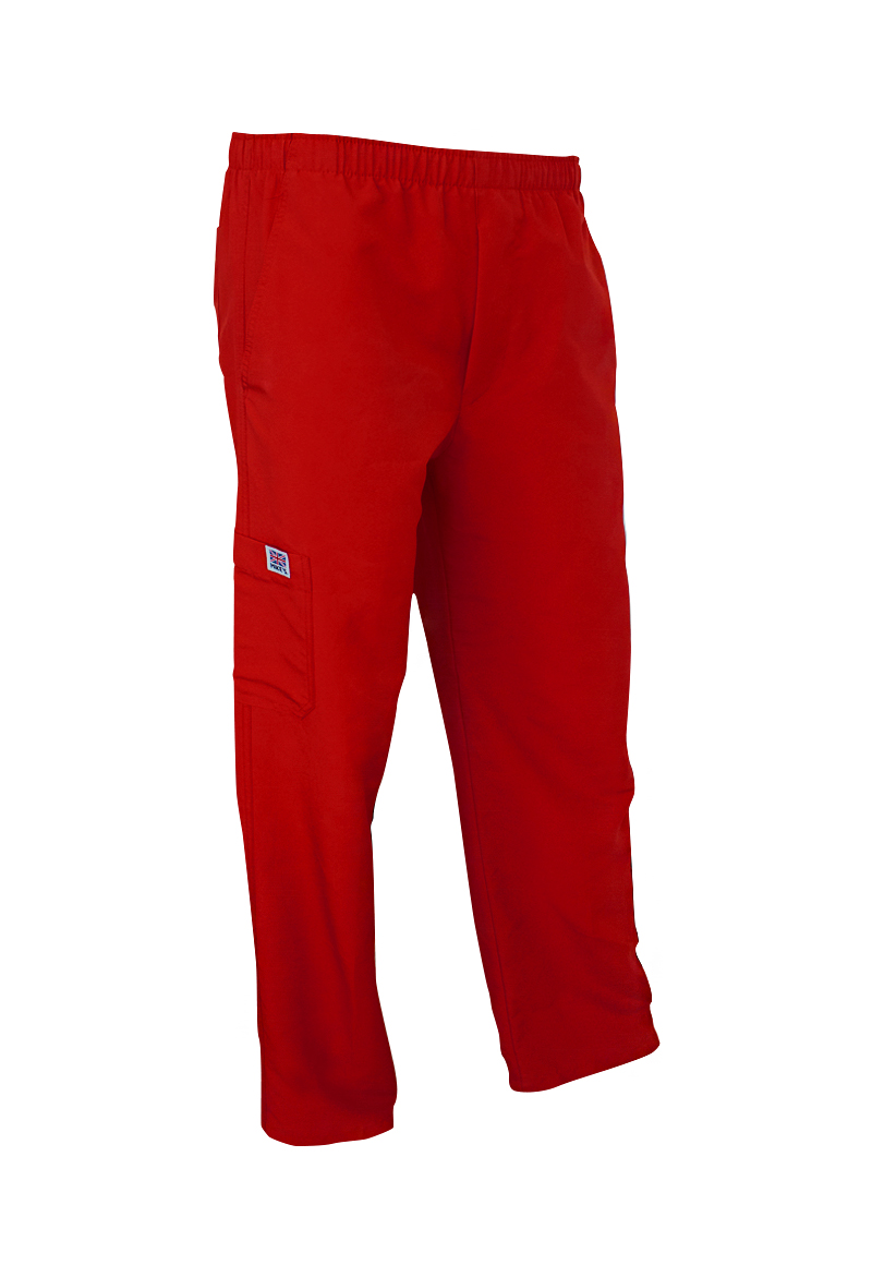 PANTALÓN HOMBRE MIKE'S ANTIFLUIDO UNIFORMES CLÍNICOS ROJO - 1