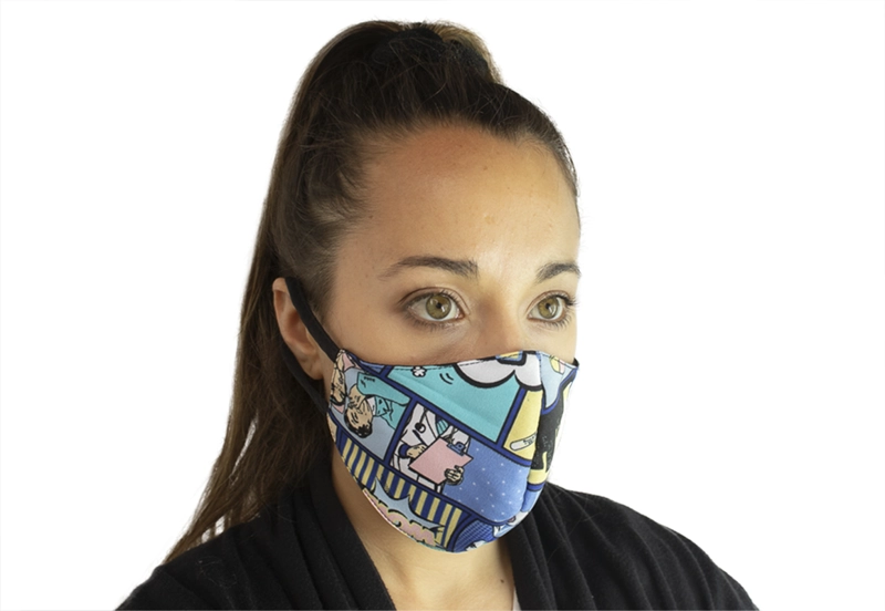 MASCARILLA ANTIFLUIDO LAVABLE MIKE'S POP ART - 2