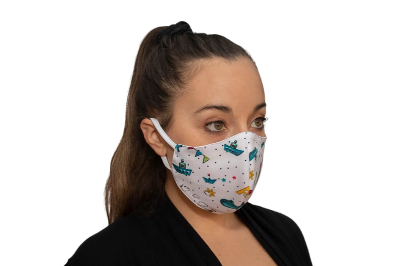 MASCARILLA ANTIFLUIDO LAVABLE MIKE'S TRANSPORTE - 1