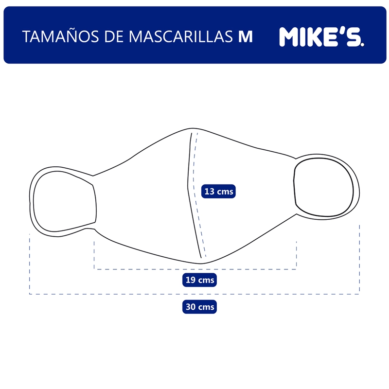 MASCARILLA ANTIFLUIDO LAVABLE MIKE'S TRANSPORTE - 2