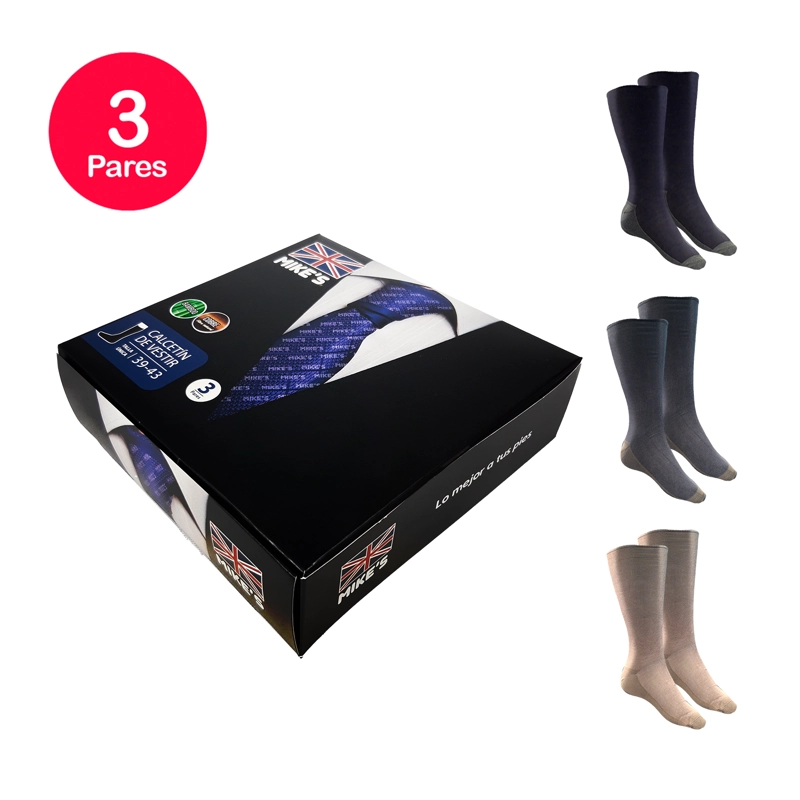 PACK X3 CALCETINES UNISEX MIKE'S DIABÉTICO COBRE Y BAMBOO - 1
