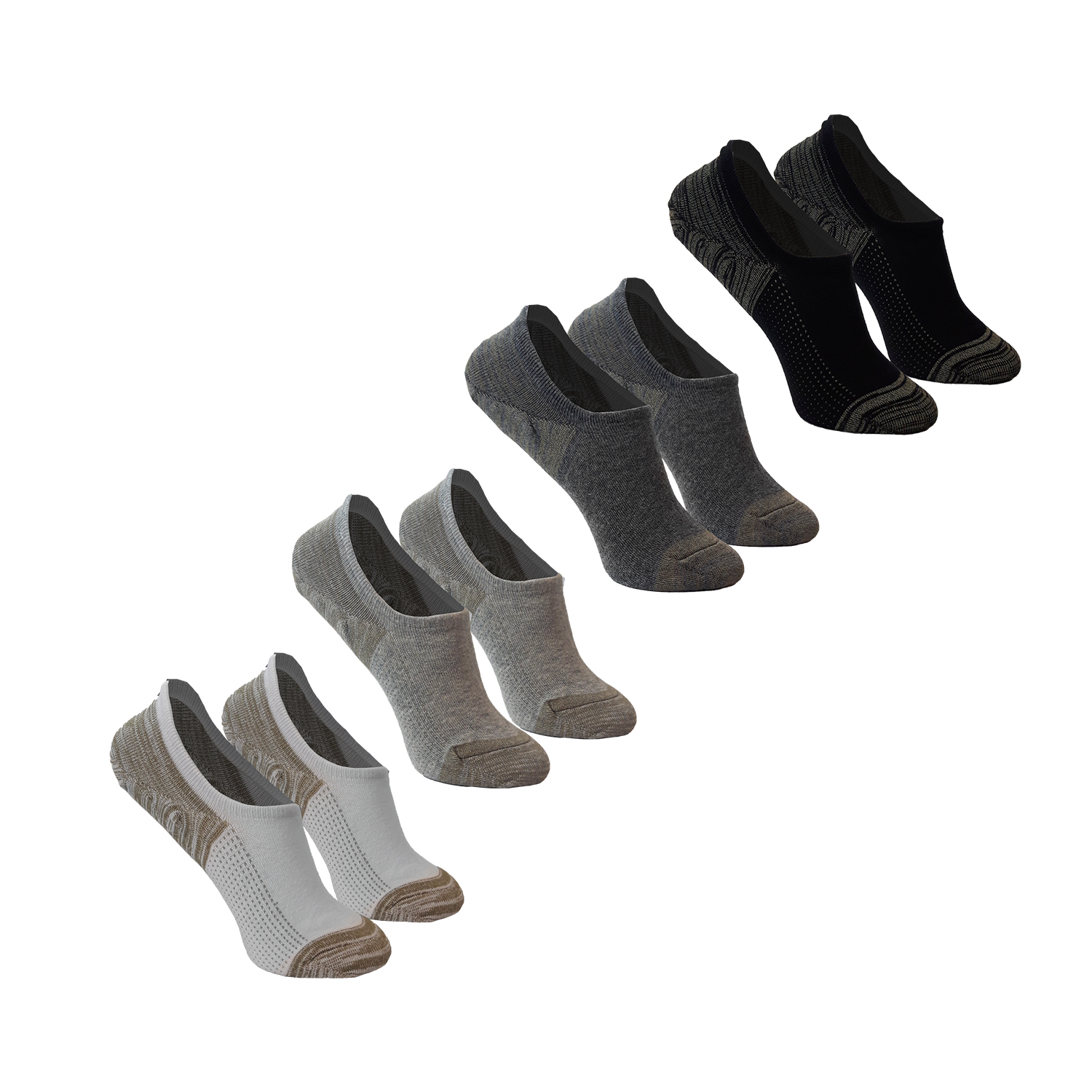 PACK X3 CALCETINES HOMBRE MIKE'S INVISIBLE COBRE ALGODÓN - 2