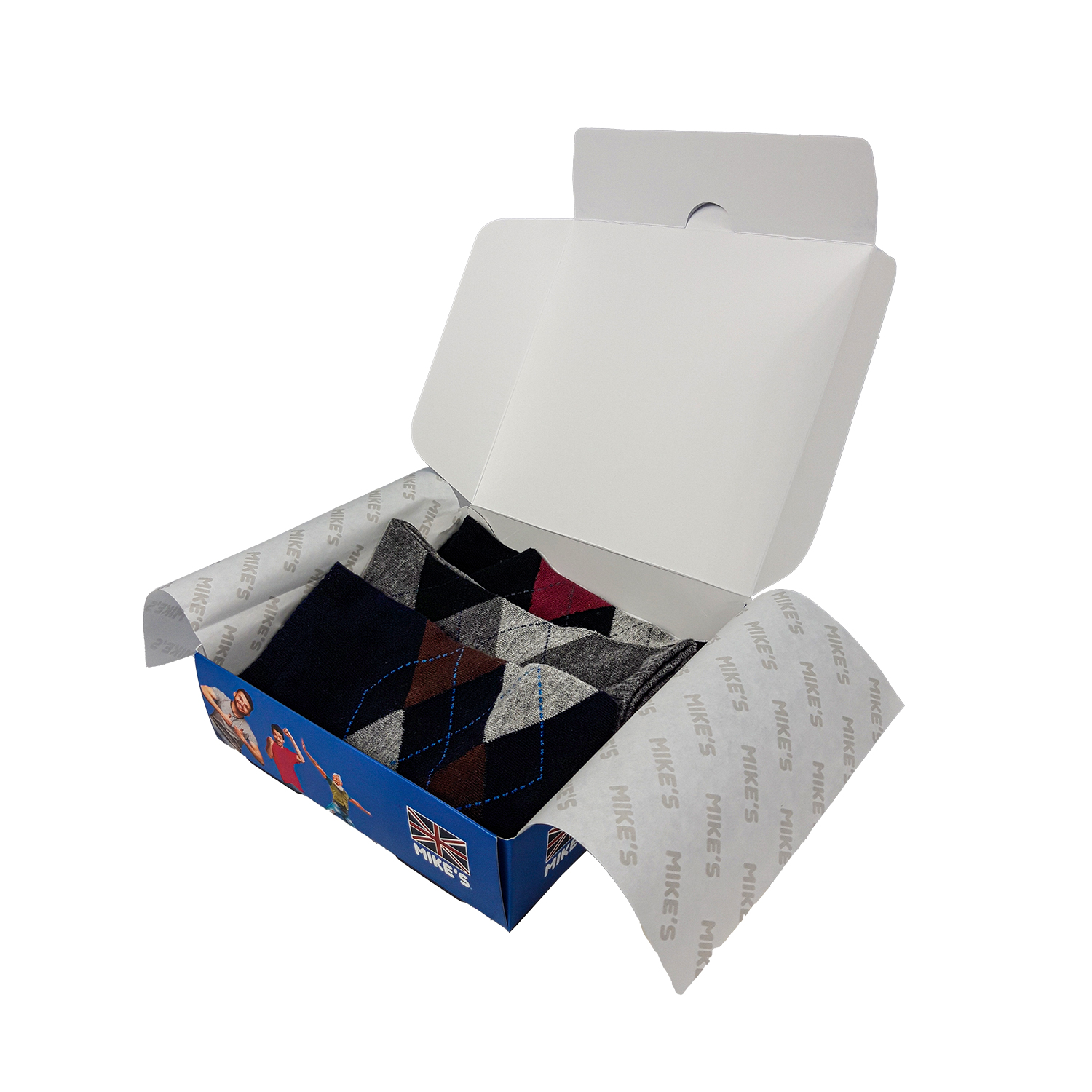 PACK X3 CALCETINES HOMBRE MIKE'S ROMBOS - 2