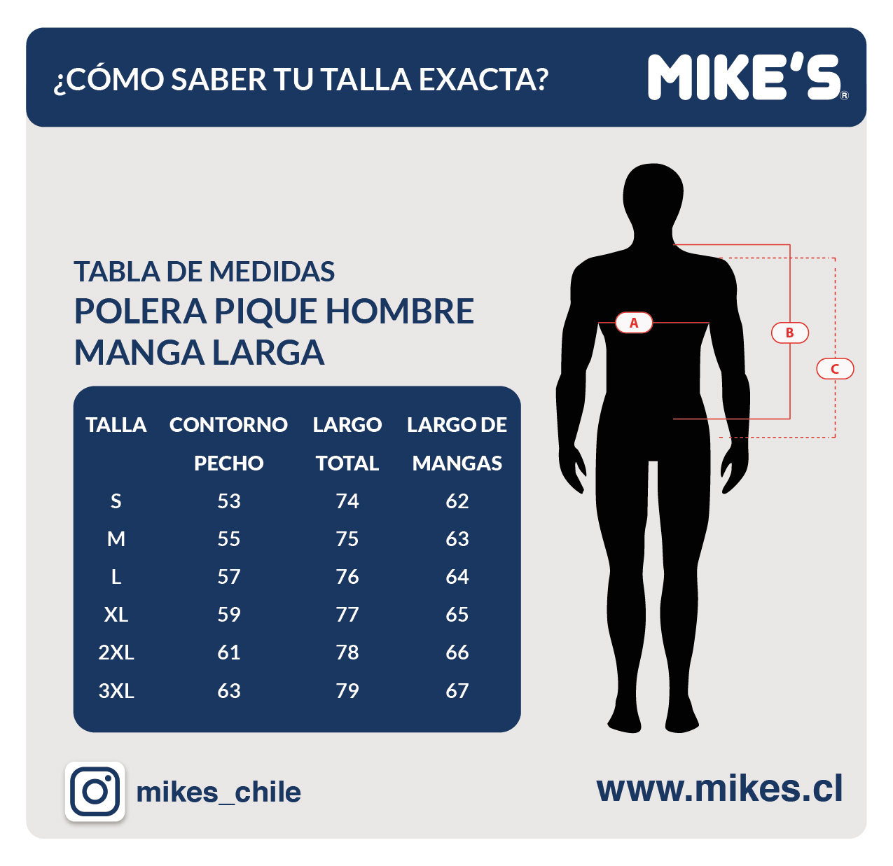 POLERA PIQUÉ 80/20 HOMBRE M/L UV+ MIKE`S - 4