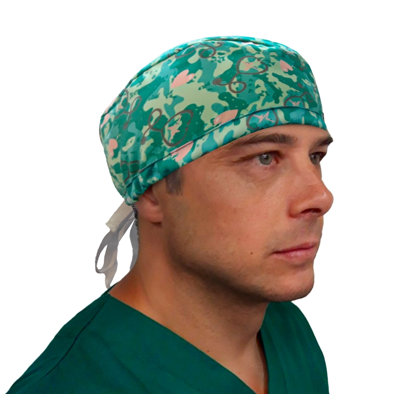 COFIA GORRO CLINICO AMARRE ANTIFLUIDO LAVABLE VERDE MIKE`S - 2