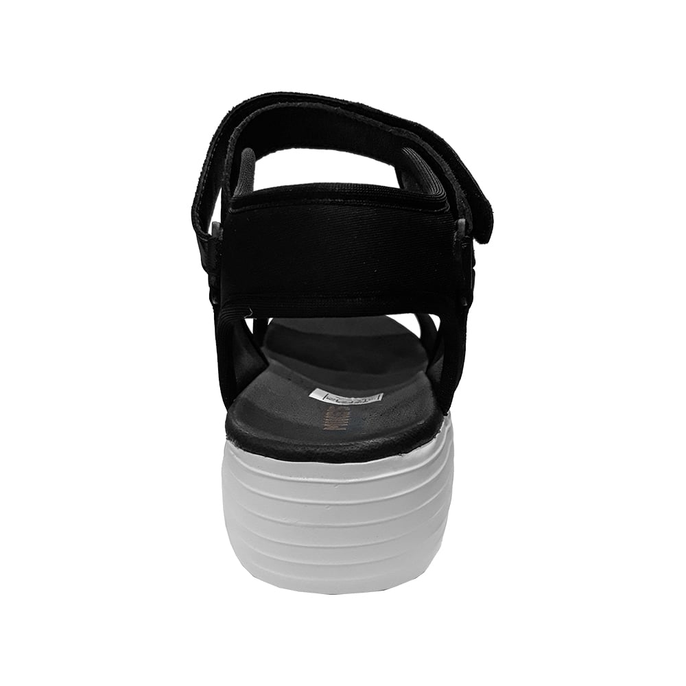 SANDALIAS MUJER MIKE'S EN COLOR NEGRO CUERO NEOPRENE - 4