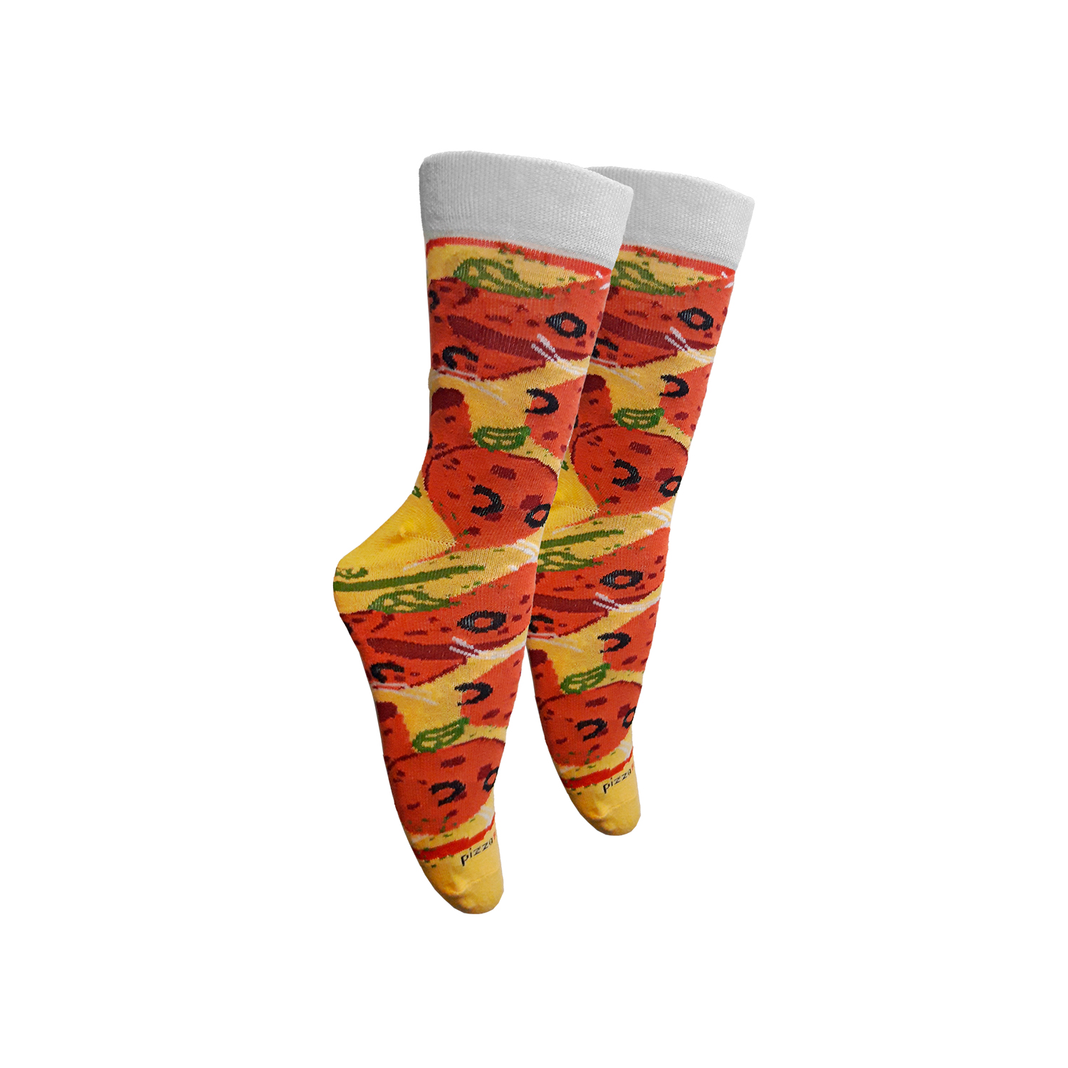 PACK X4 CALCETINES UNISEX MIKE'S DIVERTIDOS CAJA PIZZA - 4