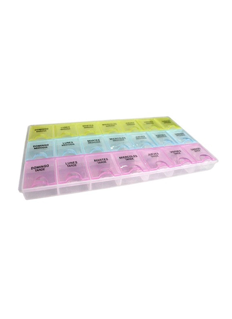 PASTILLERO 3 DIVISIONES COLORES MIKE´S - 1