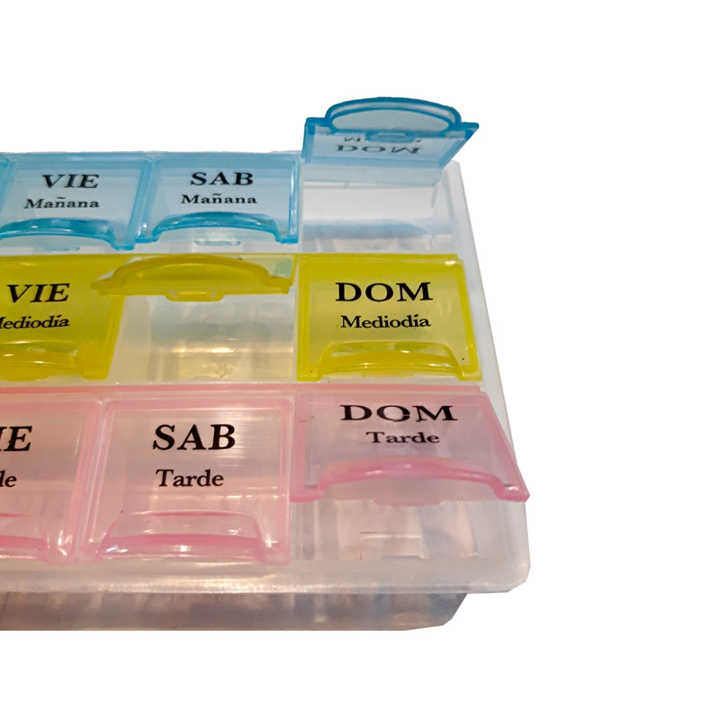 PASTILLERO 3 DIVISIONES COLORES MIKE´S - 2