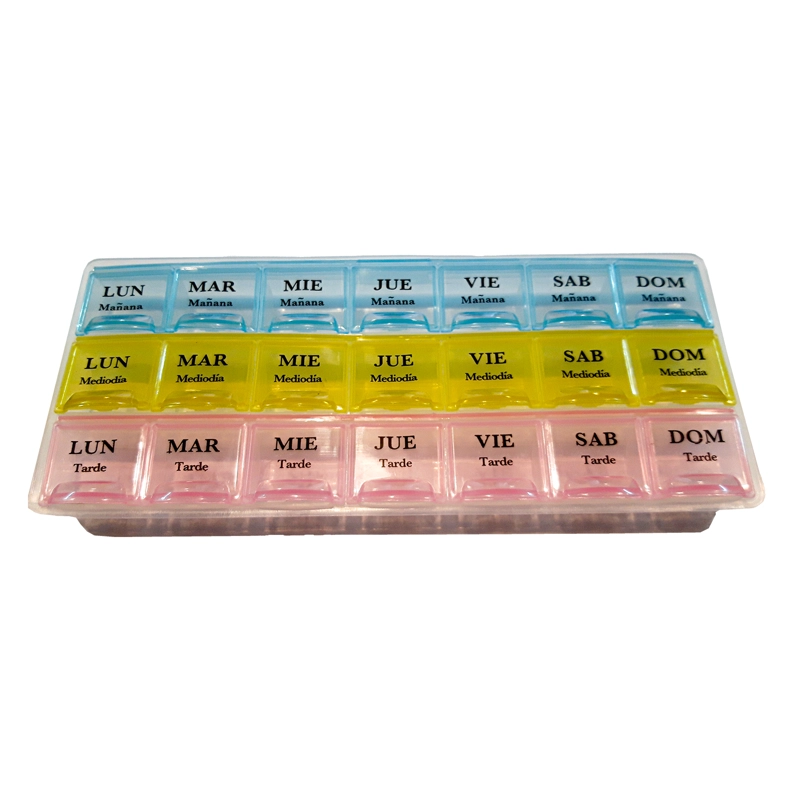 PASTILLERO 3 DIVISIONES COLORES MIKE´S - 3