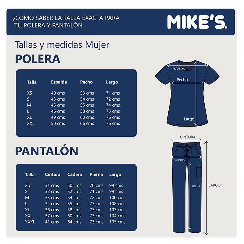 PANTALÓN MIKE'S MUJER BLANCO ANTIFLUIDO UNIFORMES CLÍNICOS - 2