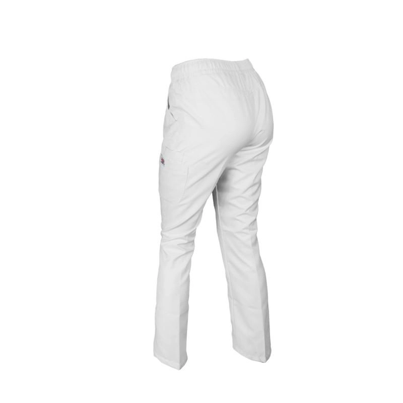 PANTALÓN MIKE'S MUJER BLANCO ANTIFLUIDO UNIFORMES CLÍNICOS - 4