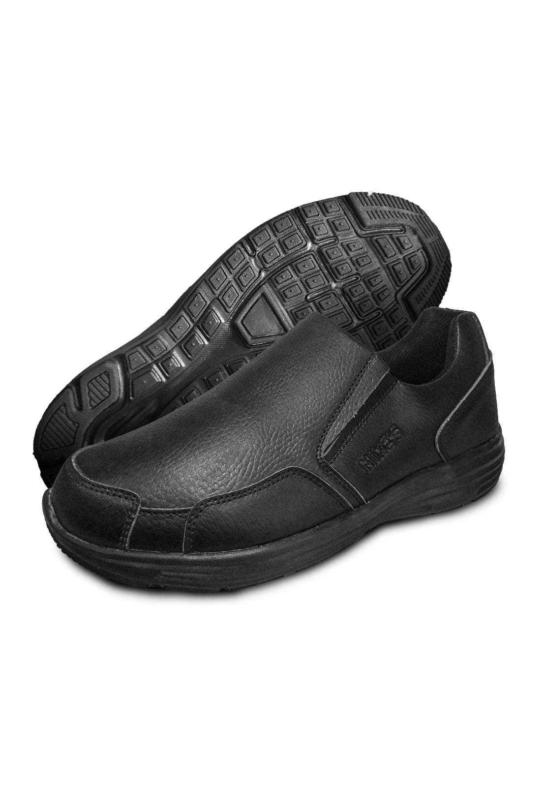 ZAPATO/ZAPATILLA SLIP ON CUERO NEGRO - 1