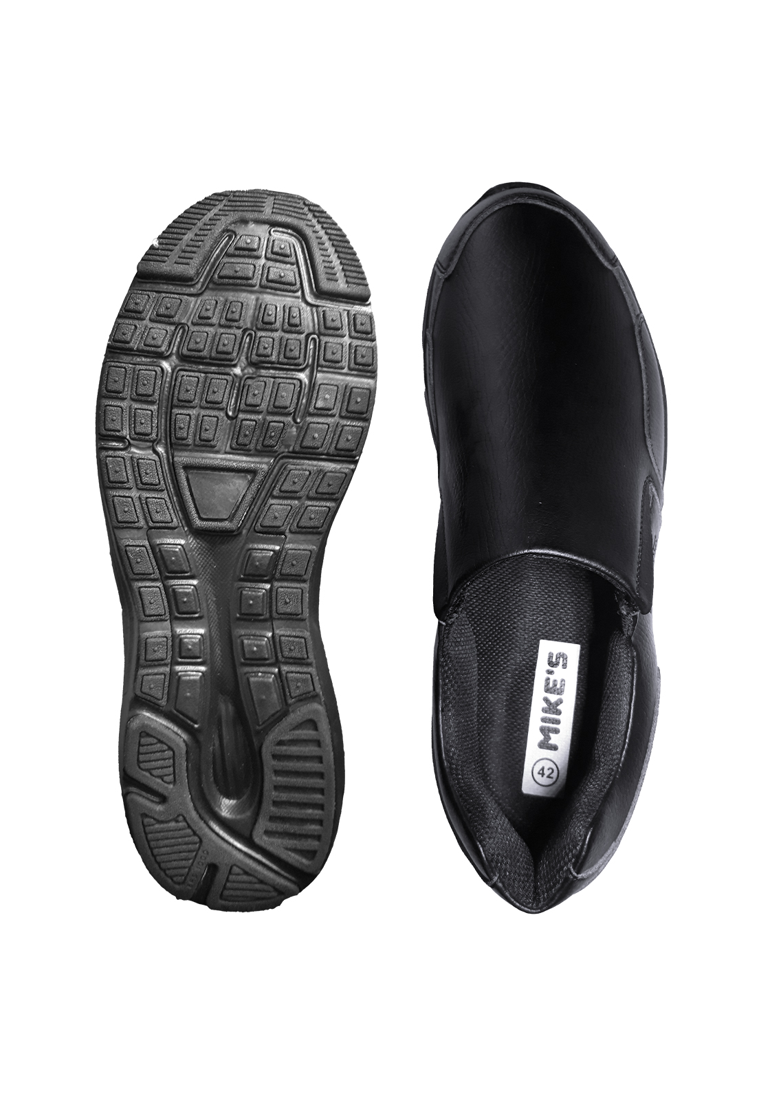 ZAPATO/ZAPATILLA SLIP ON CUERO NEGRO - 4