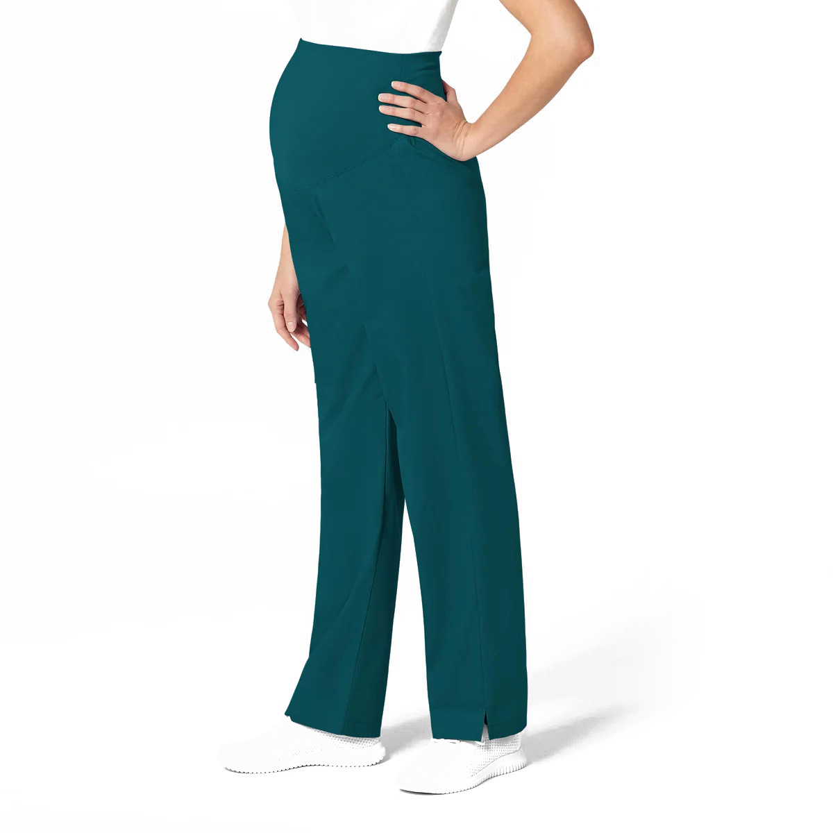 PANTALÓN CLÍNICO MUJER WONDERWINK MATERNAL 545 VERDE PETRÓLEO - 2