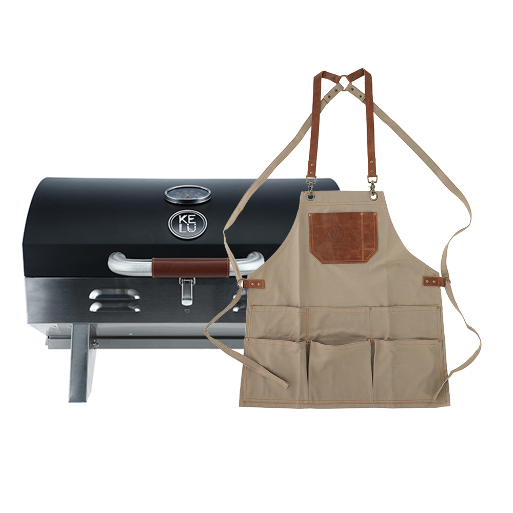 PACK PARRILLA A GAS WILD BARBEQUE + PECHERA TELA KELÜ - 1
