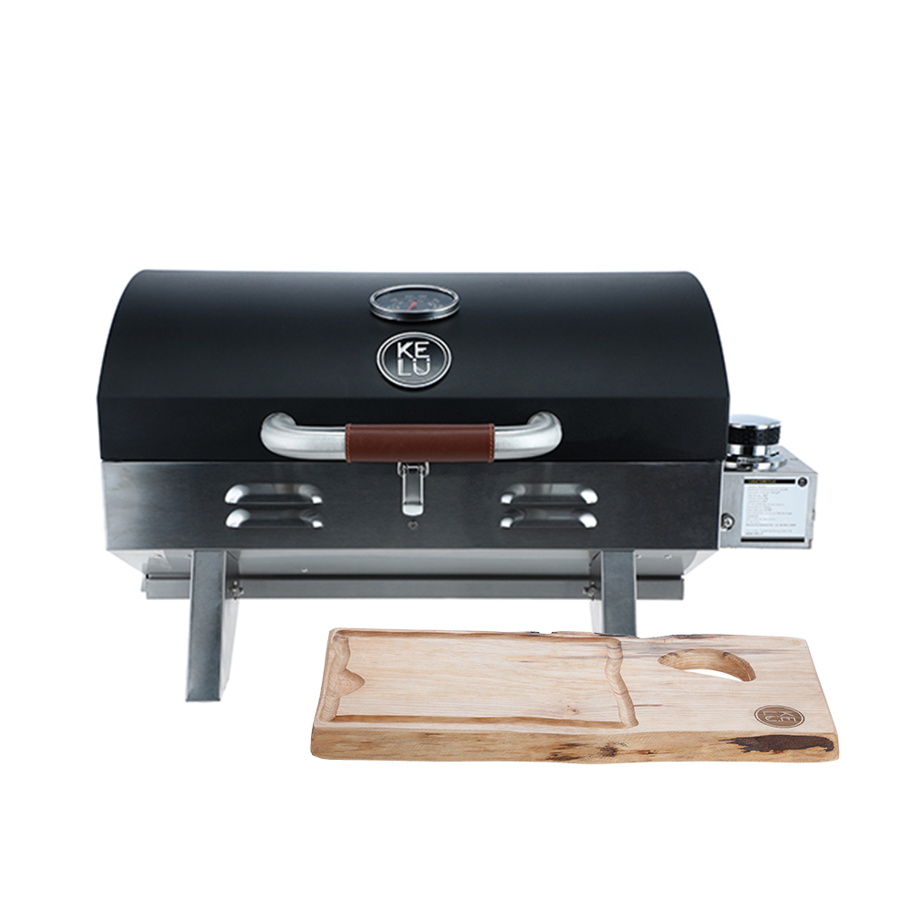 PACK PARRILLA A GAS WILD BARBEQUE + TABLA DE MADERA KELÜ - 1