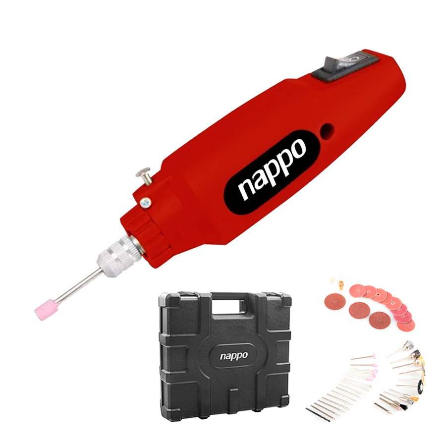 MINI TORNO NAPPO 12000RPM CON 60 ACCESORIOS MALETIN LOI - 1