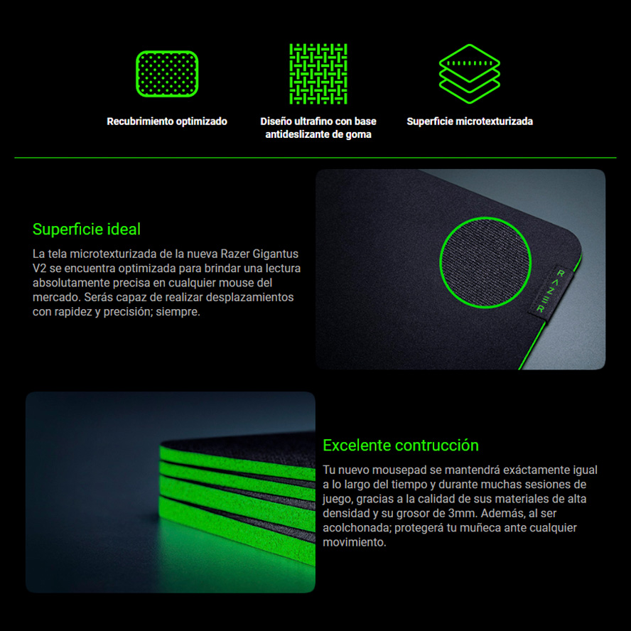 MOUSEPAD GAMER RAZER GIGANTUS V2 LARGE - 3