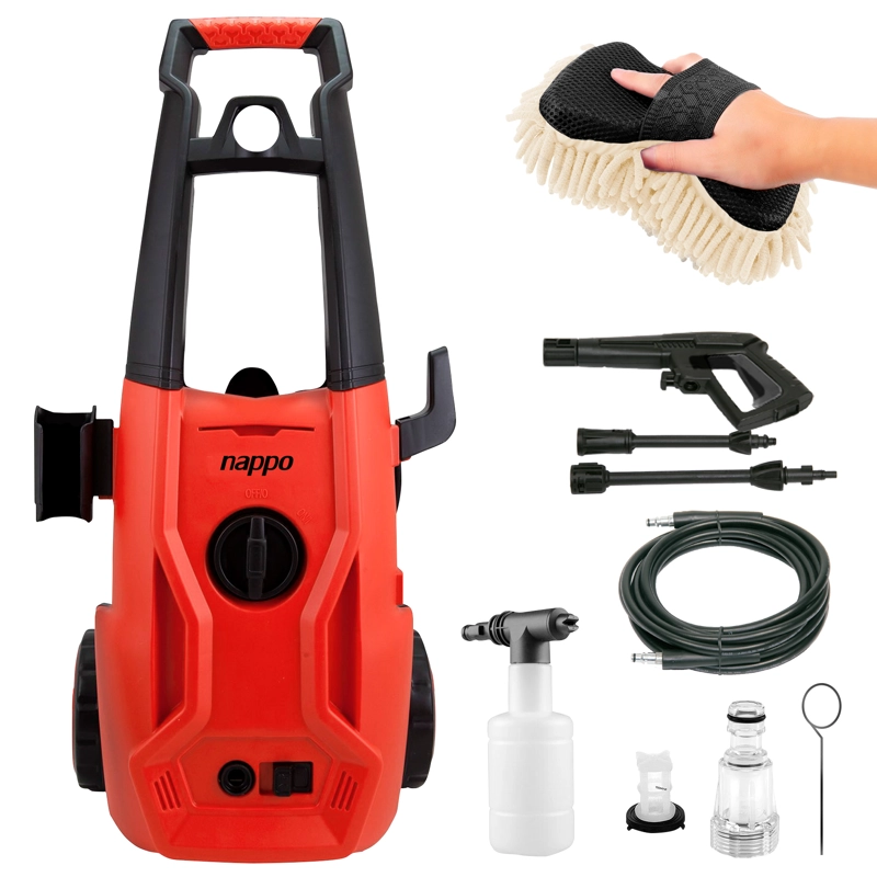 HIDROLAVADORA NAPPO 1800W JABONERA 5MTS MANGUERA - 1