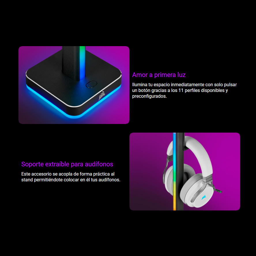 KIT DE ILUMINACIÓN CORSAIR ICUE BASE + 3 EXPANSIONES - 4