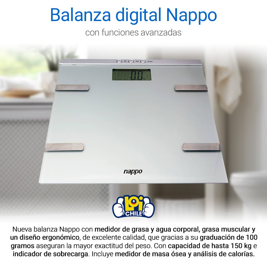 BALANZA NAPPO EBS-004 DIGITAL CON MEDIDOR GRASA Y AGUA VIDRIO - 2