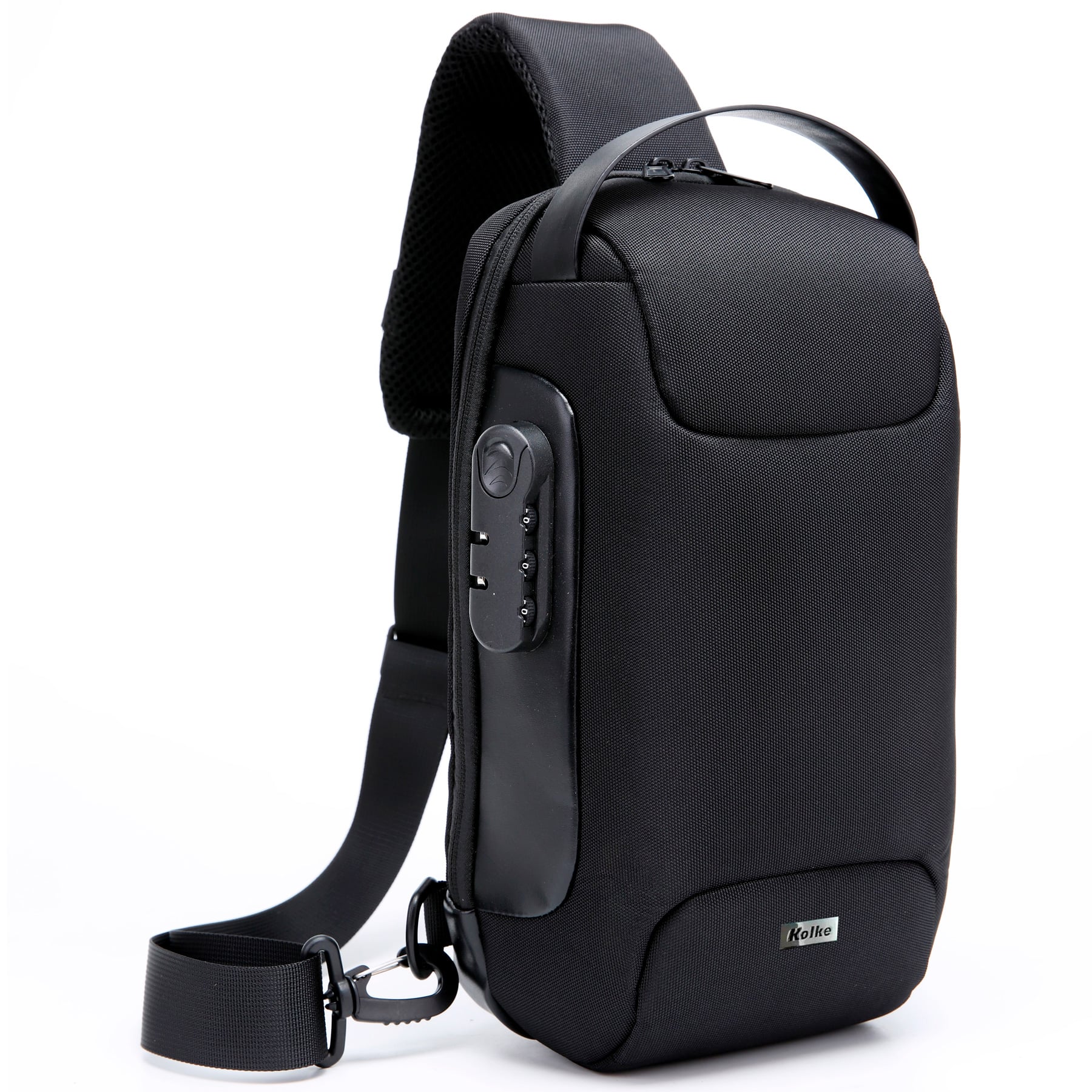 MOCHILA BANDOLERA KOLKE BOLSO CRUZADO IMPERMEABLE CANDADO - 1