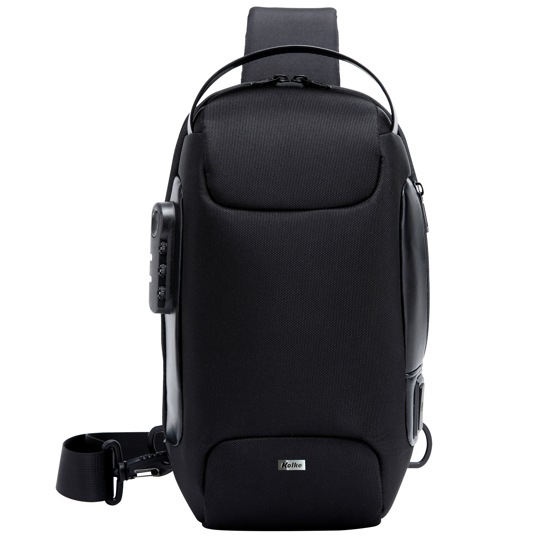 MOCHILA BANDOLERA KOLKE BOLSO CRUZADO IMPERMEABLE CANDADO - 2
