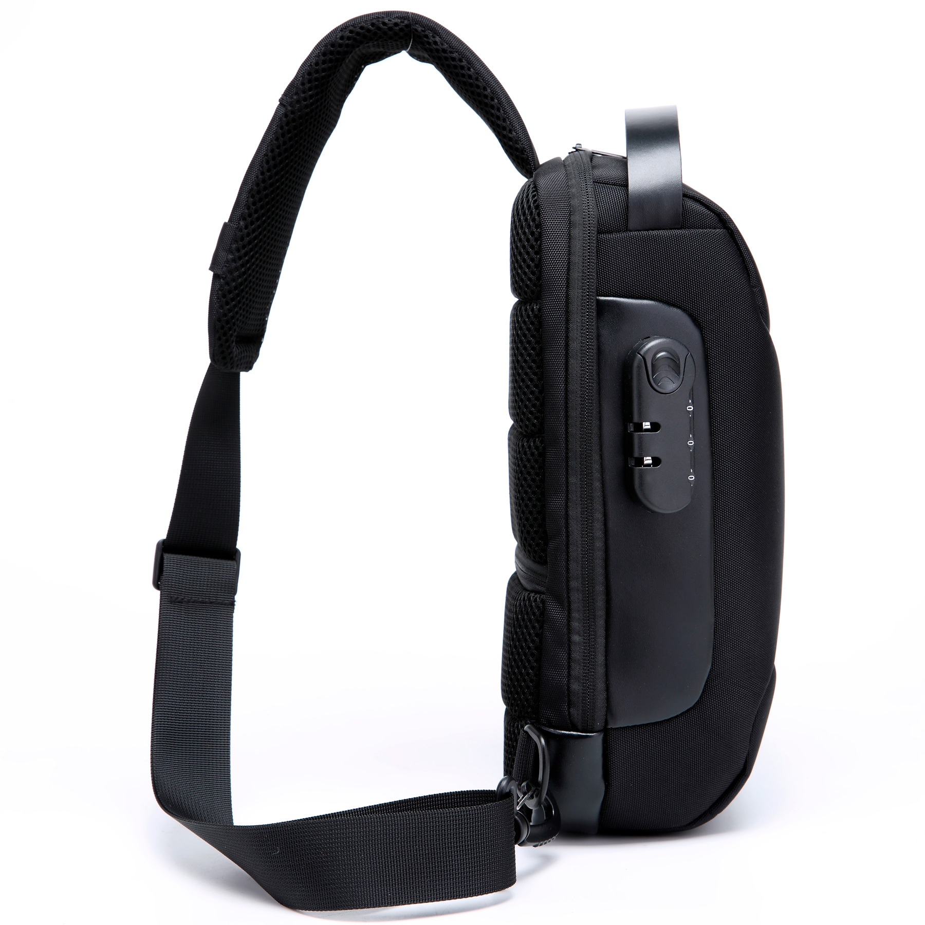 MOCHILA BANDOLERA KOLKE BOLSO CRUZADO IMPERMEABLE CANDADO - 4